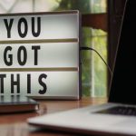 Workplace Motivation - Black and White Laptop