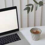 Work Breaks - Creative workplace with laptop and notebook