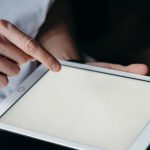 Communication Productivity - Person Holding White Tablet Computer